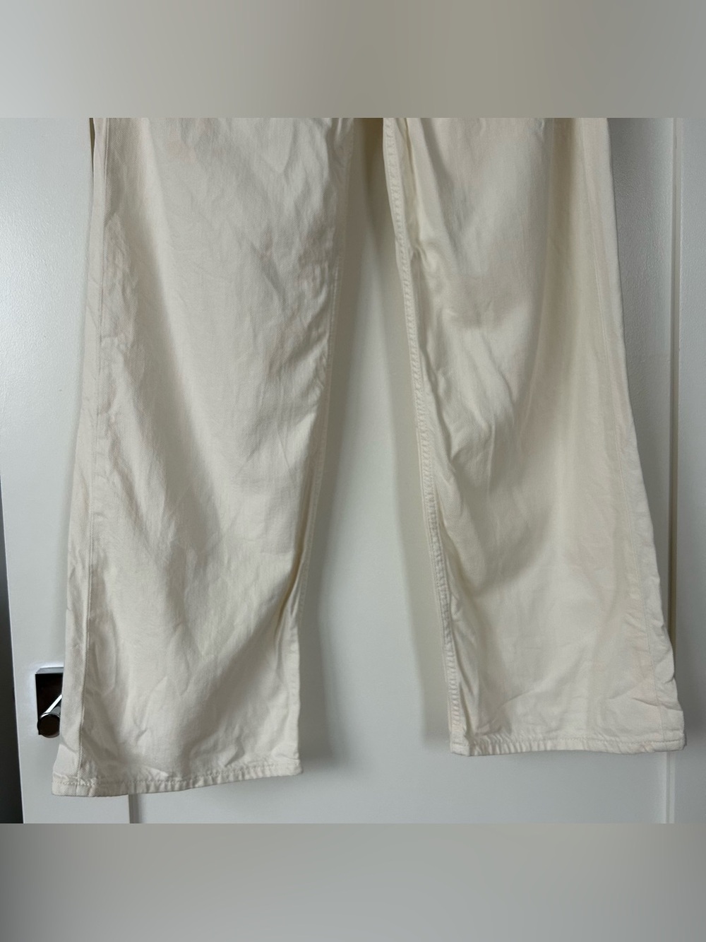 Rag & Bone Logan Mid-Rise Wide Leg in Ecru Size 27 - Picture 6 of 16